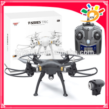 T70C 2.4G 4CH 6Axis Quadcopter profissional RC com 720p ajustável 75 graus de câmera de ângulo largo HD